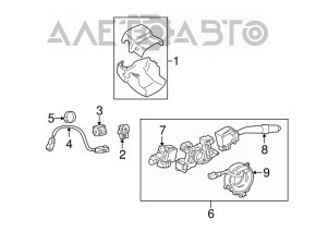 Обрамление рулевой колонки Lexus IS200 IS300 99-05