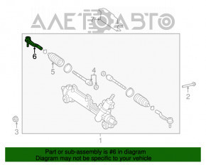 Bară de direcție cu capăt de tijă stânga pentru Toyota Camry v30 2.4 02-06