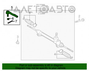 Cap de bara stânga pentru Lexus ES300h ES350 13-18