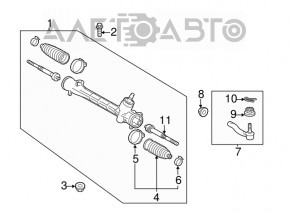 Bară de direcție pentru Lexus CT200h 11-17