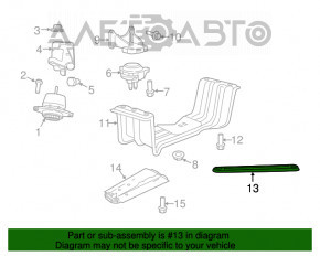 Suport cutie de viteze automată dreapta Jeep Grand Cherokee WK2 11-21 3.6