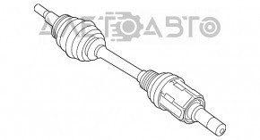 Ax cu roți față stânga Jeep Grand Cherokee WK2 2011-2012