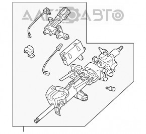 Рулевая колонка Lexus GX470 03-09