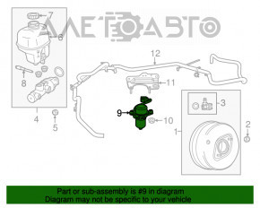 Вакуумная помпа ГТЦ Jeep Grand Cherokee WK2 16-21