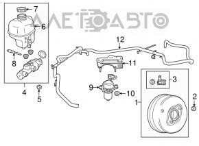 Вакуумная помпа ГТЦ Jeep Grand Cherokee WK2 16-21