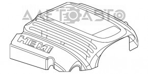 Накладка двигателя Dodge Challenger 09- 5.7