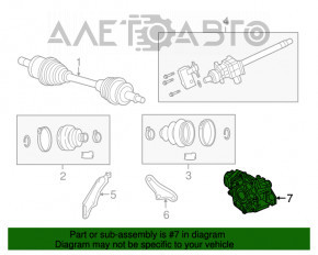 Reductorul de transfer din față Chrysler 300 11- 3.6