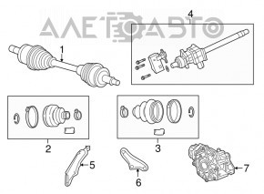 Передний редуктор раздатка Chrysler 300 11- 3.6