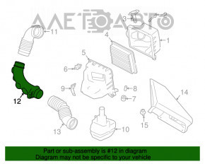 Воздуховод Subaru Forester 14-18 SJ 2.0