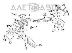 Priza de aer pentru Subaru b10 Tribeca noua originala OEM