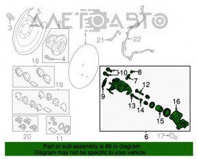 Suport spate stânga Mitsubishi Outlander 14-21 AWD