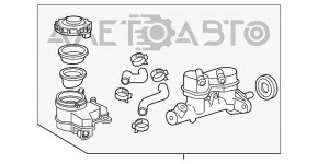 Главный тормозной цилиндр с бачком Honda CRZ 11-16