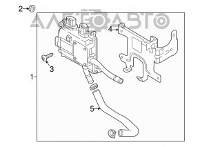 Unitatea de control a pompei de ulei asamblată Hyundai Sonata 15-17