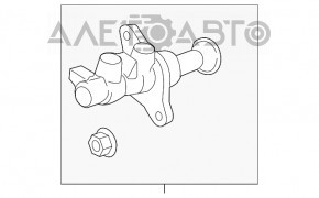 Cilindrul principal de frână cu rezervorul Mitsubishi Outlander Sport ASX 10-