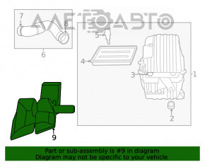 Receptor de aer Dodge Journey 11- 2.4 rupt.