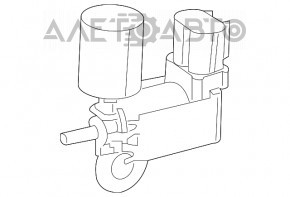 Supapă de reglare a debitului de aer pentru Fiat 500L 14- 1.4T