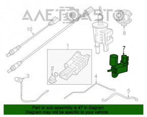 Supapă de reglare a debitului de aer pentru Fiat 500L 14- 1.4T