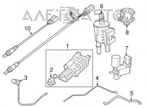 Supapă de reglare a debitului de aer pentru Fiat 500L 14- 1.4T