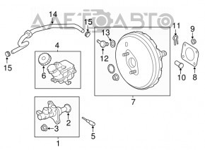 Rezervor GTZ Mitsubishi Outlander Sport ASX 10-transmisie automata noua originala OEM