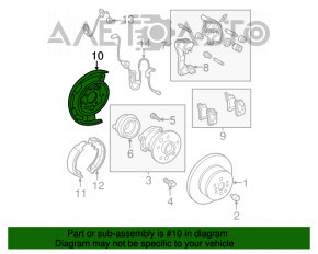 Capacul de protecție spate stânga Toyota Avalon 05-12