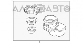 Бачок ГТЦ Honda Accord 18-22 2.0 hybrid, с крышкой