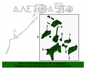 Шифтер КПП Hyundai Santa FE 19-20