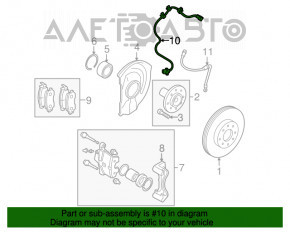 Senzor ABS frontal stânga Mitsubishi Outlander 14-21