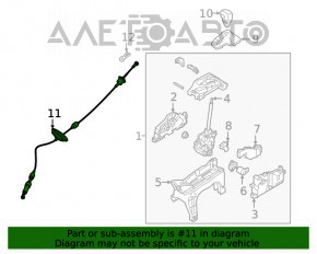 Cablu de ambreiaj pentru Hyundai Santa Fe 19-20