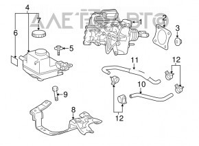 Cilindrul principal de frână Toyota Prius V 12-14 complet cu ABS