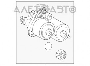 Тормозной усилитель brake booster Toyota Prius V 12-17