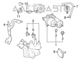 Servofrâna Toyota Rav4 13-18 hibrid nou original OEM