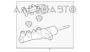 Cilindrul principal de frână al Toyota Camry v40 hibrid