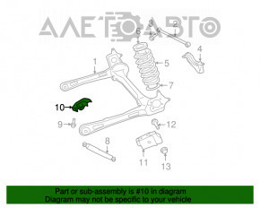 Suport amortizor spate dreapta Dodge Grand Caravan 11-20