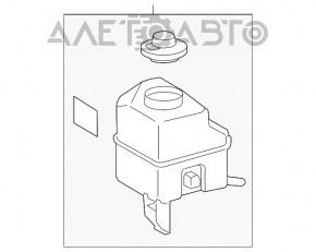 Rezervorul de combustibil pentru Toyota Avalon 13-18 hibrid