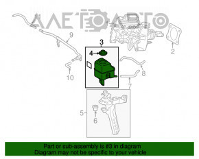 Rezervorul de combustibil pentru Toyota Avalon 13-18 hibrid