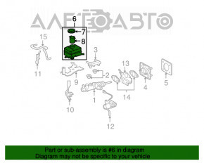 Rezervorul de lichid de frână pentru Lexus RX400h 06-09 fără capac