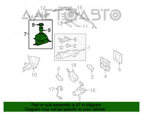 Rezervor GTC Lexus RX450h 10-15 cu capac