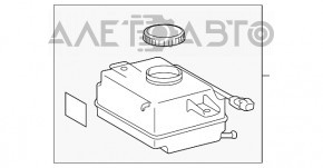 Rezervorul de combustibil pentru Lexus CT200h 11-17