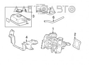 Rezervorul de combustibil pentru Lexus CT200h 11-17