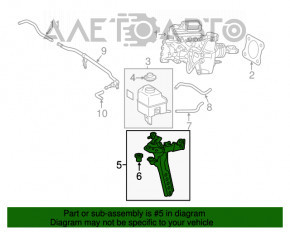 Suportul de bara GTZ pentru Lexus ES300h 13-18