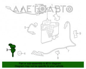 Ventilă de absorbție Mercedes CLA 250 14-19