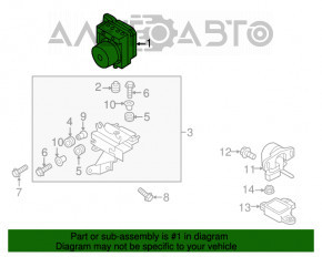 ABS АБС Nissan Leaf 11-17