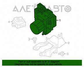 ABS АБС Nissan Maxima A36 16-