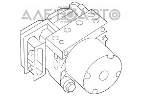 ABS ABS Nissan Rogue Sport 17-19 FWD, sub radar