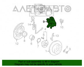 Suport spate dreapta pentru Lexus IS200 IS300 99-05