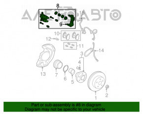 Suport dreapta față Lexus RX300 RX330 RX350 RX400H 04-09