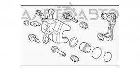 Suportul din față dreapta pentru Toyota Prius 50 16-