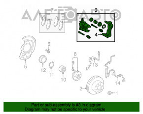 Suportul frontal stânga pentru Toyota Avalon 05-12