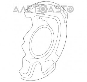 Кожух тормозного диска передний правый Toyota Solara 2.4 04-08