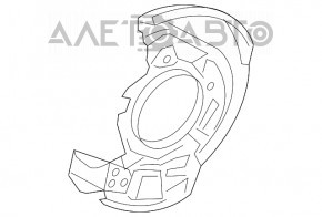 Capacul discului de frână față stânga Toyota Rav4 06-12